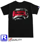 Футболка NISSAN GTR Skyline RB26 RB26DETT R32 R33 с двойным турбодвигателем