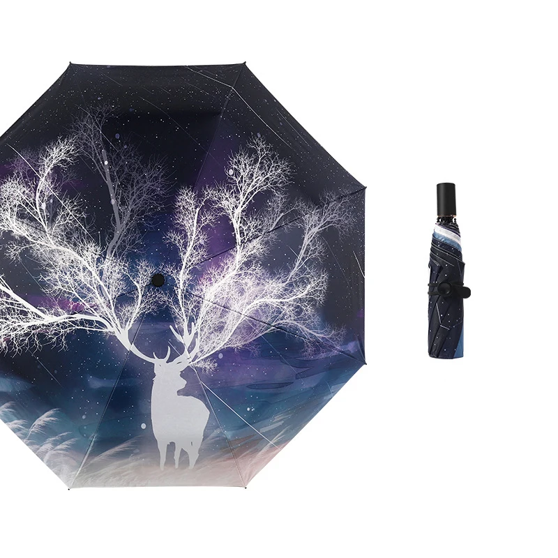 Складной зонт от солнца для мальчиков и девочек компактные дорожные зонты