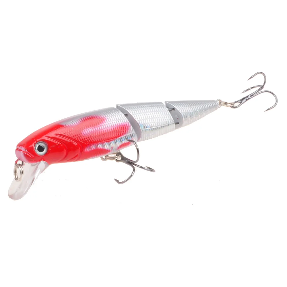

Hot Sale 1pcs Fishing Lures Lifelike 3 Segment Simulation Swimbait Fishing Tackle 11cm/15g Plastic Hard Baits Crankbait Hooks