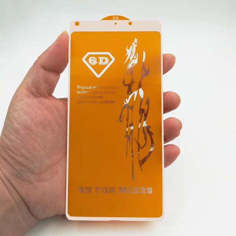 For xiaomi mi mix 2 6D glass tempered screen protector 9h for mix2 Clear Screen phone film 2s | Мобильные телефоны и