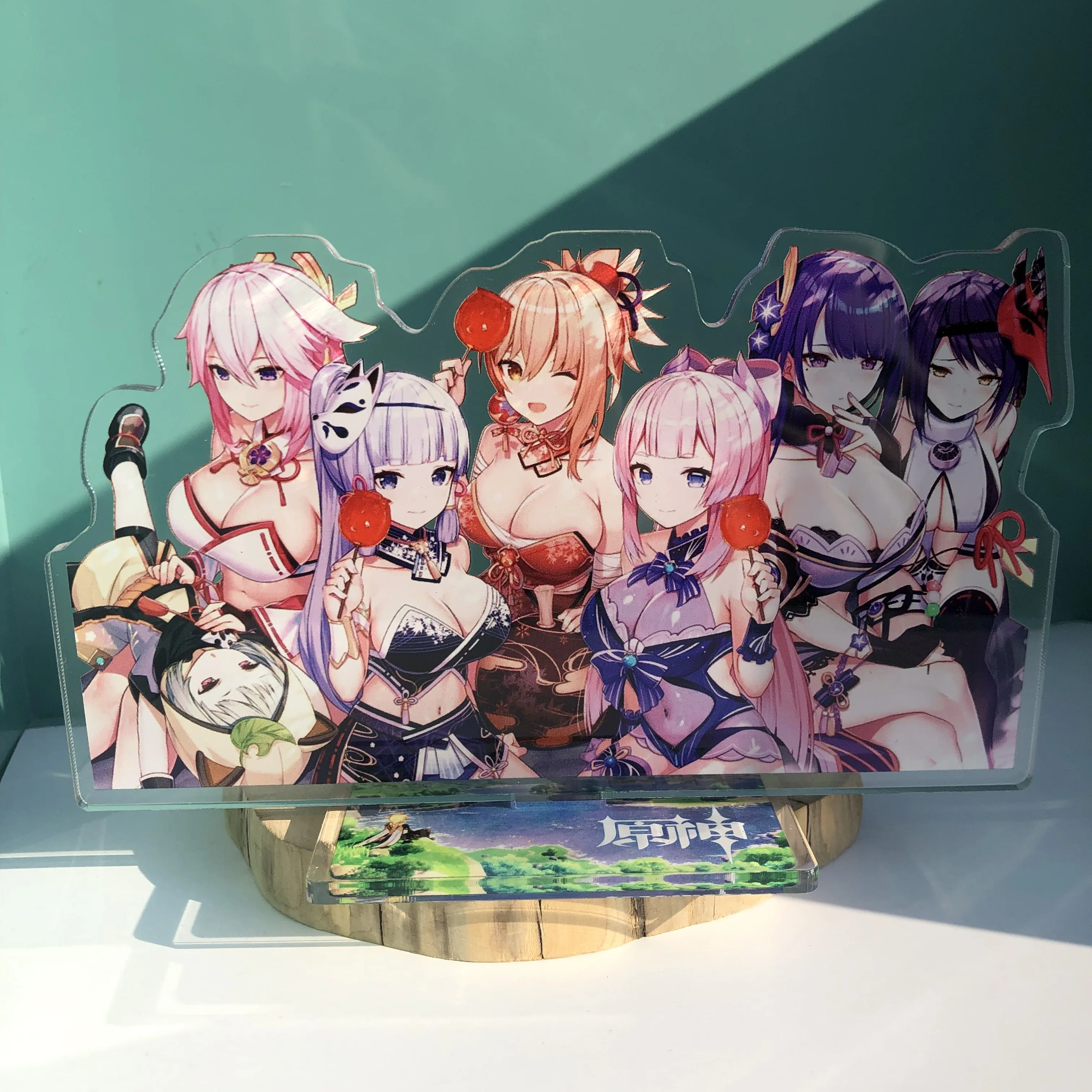 

Anime Honkai Impact 3 Yae Yoimiya Miko Xiao Venti Raiden Shogun Acrylic Cartoon Stand Figure Model Plate Desktop Decor