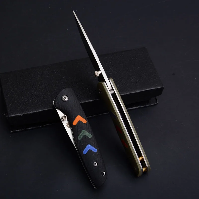 Trskt охотничий походный карманный нож D2 стальное лезвие G-10 ручка спасательные