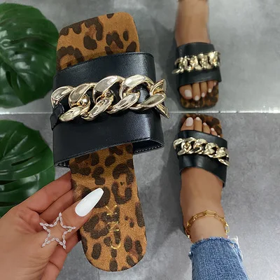 

2021 summer new fashion one-word shoes sexy beach women's shoes slippers