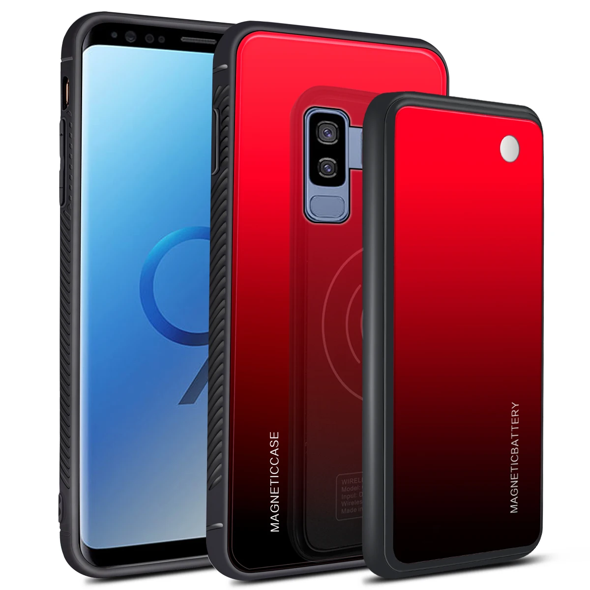 Galaxy S9 Plus Для samsung Galaxy S10/S9/S10e/S10/Note 10/S8 S9 S10 Note 10 Plus чехол с 5000 мАч беспроводным зарядным устройством - Цвет: Galaxy S9 Plus