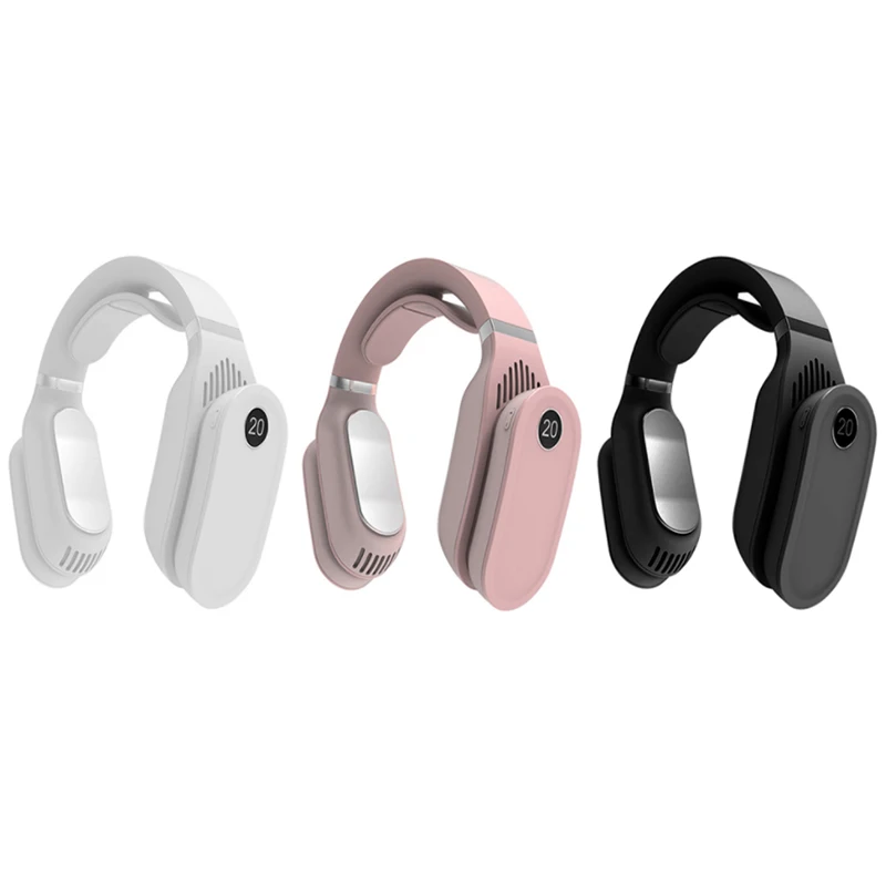 Портативный подвесной шейный вентилятор охлаждающий нагреватель