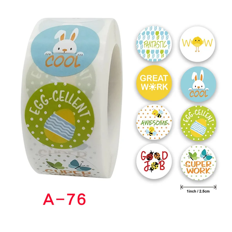 

500 Pcs Round Thank You Stickers Cartoon Animal Labels For Wedding Pretty Gift Cards Envelope Sealing Stickers Roll