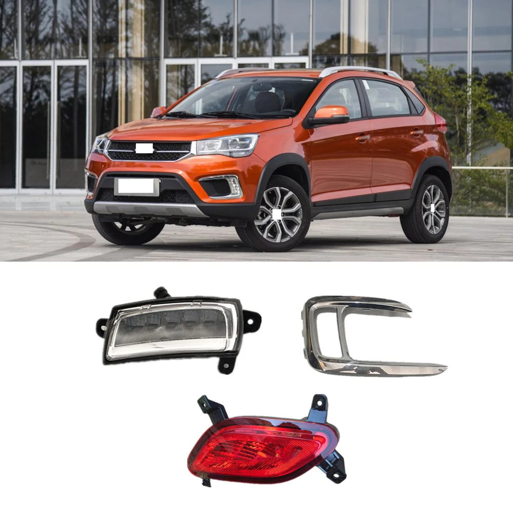 Передние дневные ходовые огни CAPQX для CHERY Tiggo 3X противотумансветильник фары