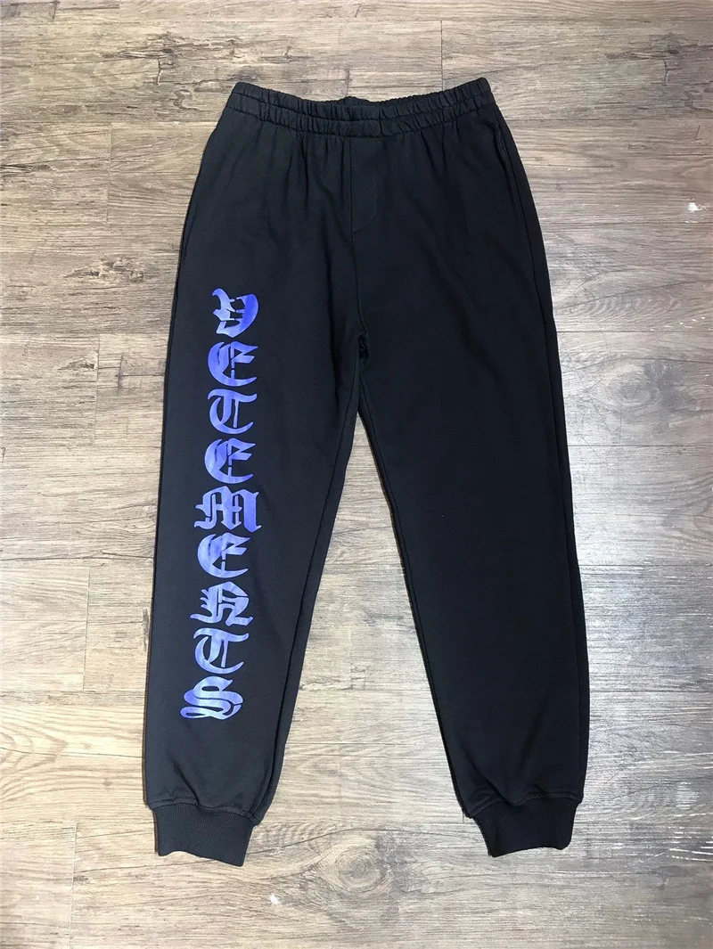 

Top Quality Vetements Gothic Pants Men Women 1:1 Anarchy Logo Vetements Sweatpants Slightly Loose VTM Trousers Inside Tag Label