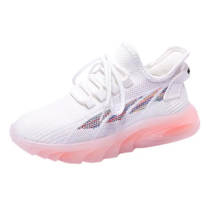 

woman Sports Shoes Summer And Autumn Breathable Non-slip Lightweight Single Shoes Trend Wild one Foot Coconut Shoes woman Sneake