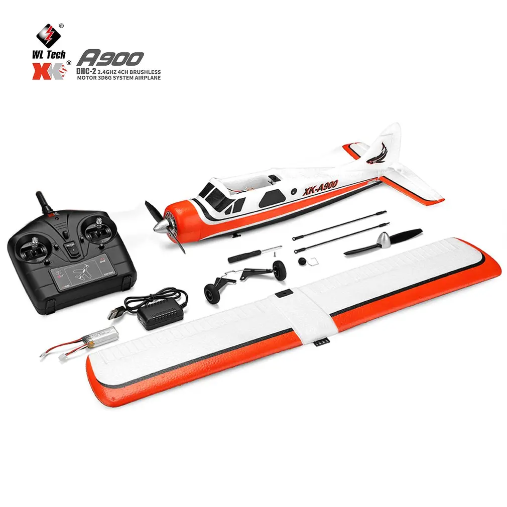 

Wltoys XK A900 Four Way Fixed Aircraft 6-axis Gyroscope Attitude Locking 3D / 6G Mode Conversion