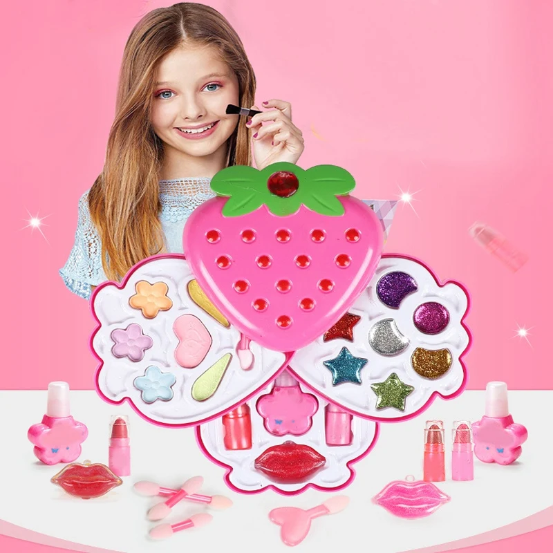 Ролевые игры для девочек набор инструментов макияжа нетоксичные игрушки