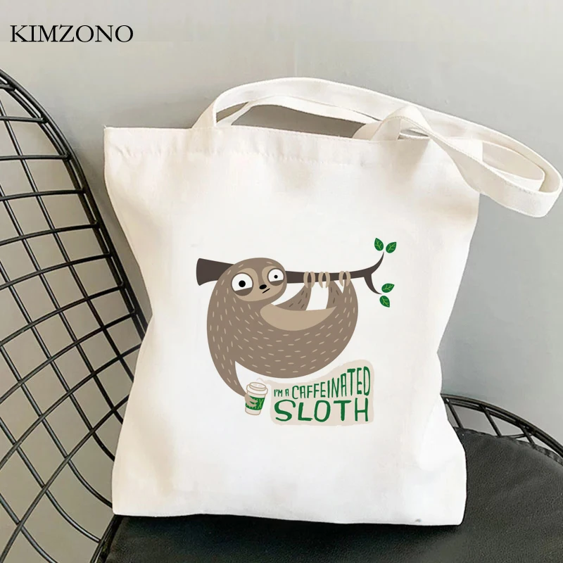 Сумка для покупок Sloth сумка из переработанных продуктов многоразовая Холщовая