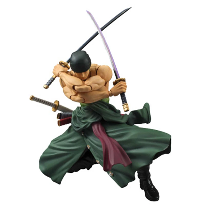 12-18cm Anime One Piece Roronoa Zoro Action Figure Battle Version Rengoku Onigiri PVC Model Doll Toys Decoration | Игрушки и хобби
