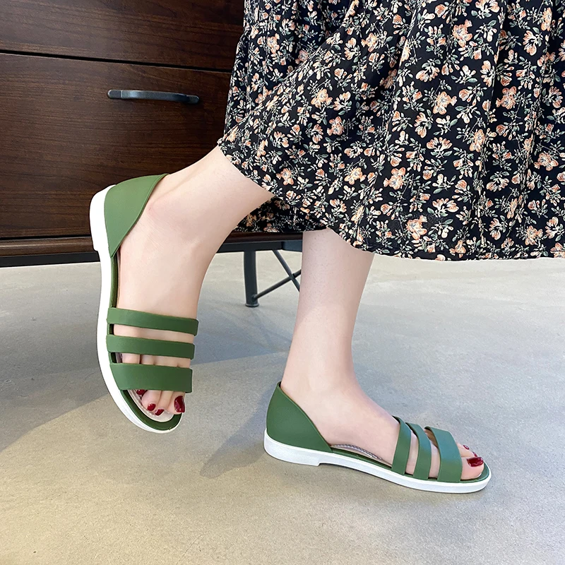 

Summer Women Slippers Platform Flat Jelly Sandals Toe Slides Casual Beach Outdoot Female Ladies Jelly Shoes Designer Sandals