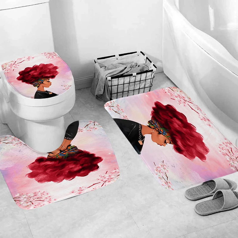 Водонепроницаемая занавеска для душа с крючками ванной из полиэстера цифровым