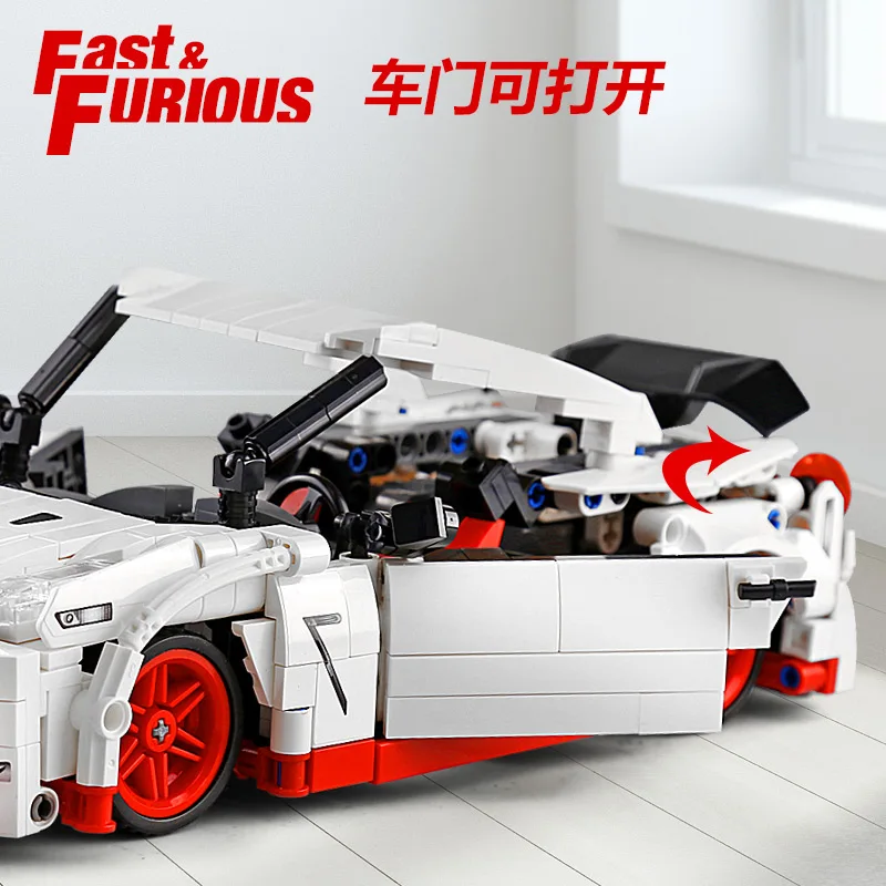 Креативные Игрушки Moc 25326 высокотехнологичные строительные блоки для Nissan GTR Speed