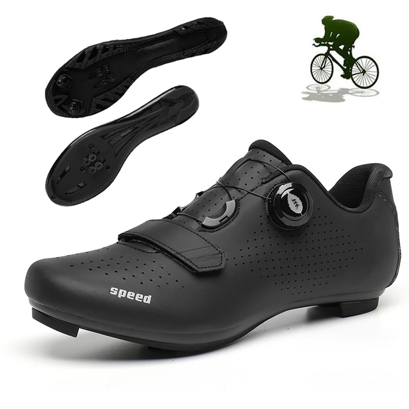 

2021Cycling Shoes Bike Sneakers Men Women Outdoor Sports Ultralight Zapatillas Ciclismo Self-locking SPD-SL Road Bicycle Shoes