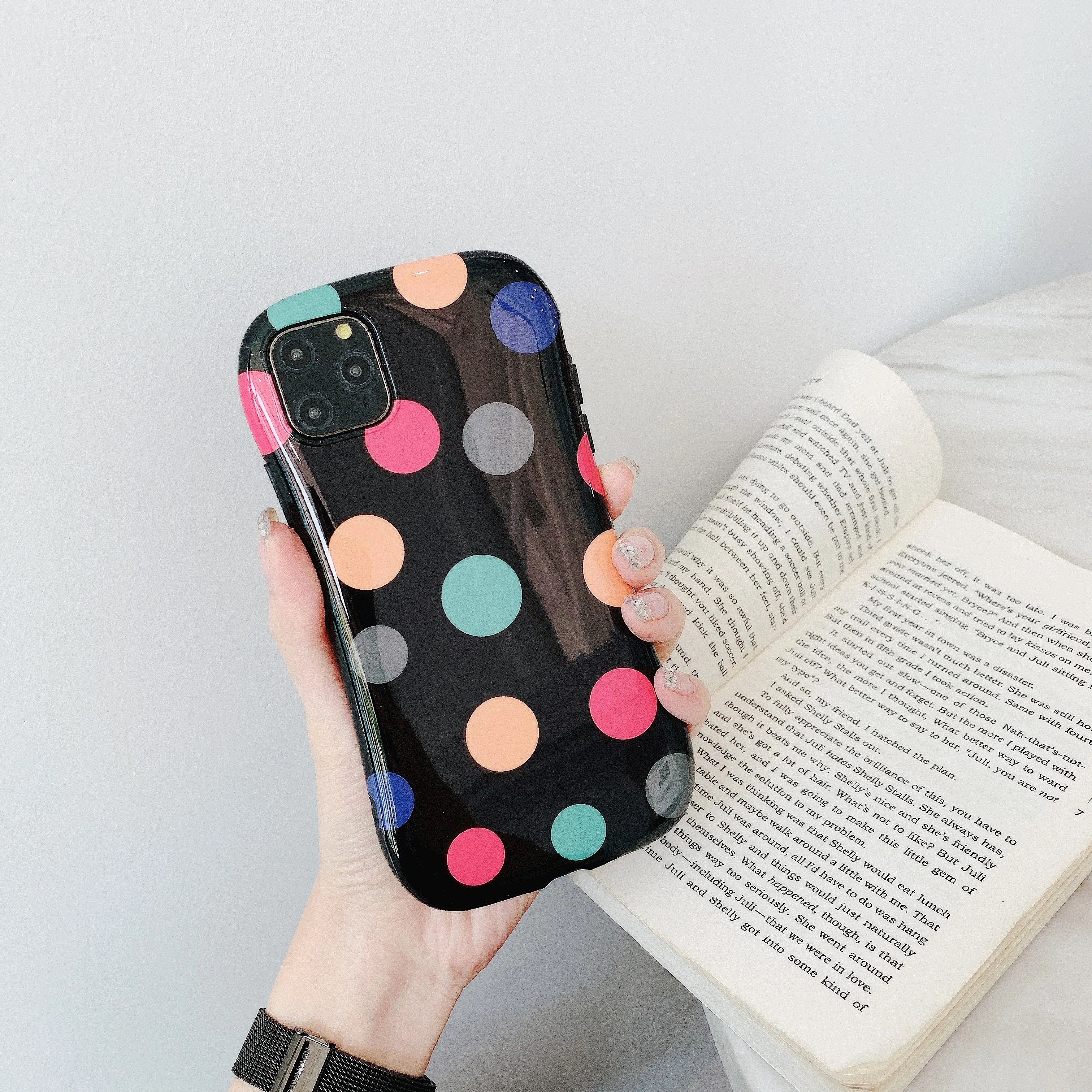 Чехлы для телефонов ORYKSZ Candy Wave point iPhone 11 Pro Max чехол телефона XR XS 6 6S 7 8 Plus X мягкий IMD |