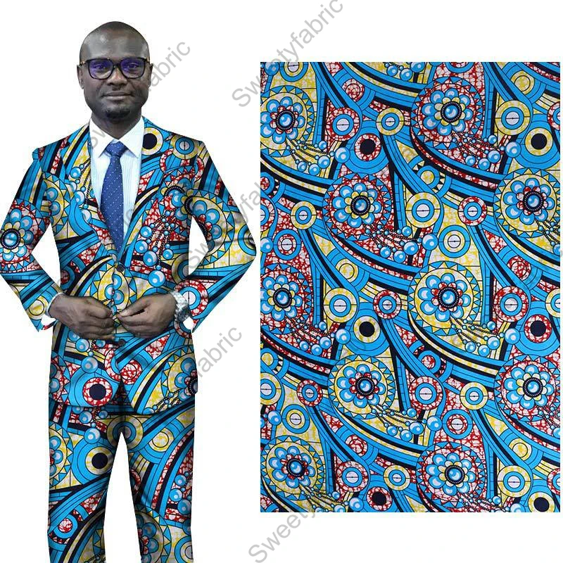 100% хлопчатобумажная ткань с Африканским принтом Голландская супер голландская