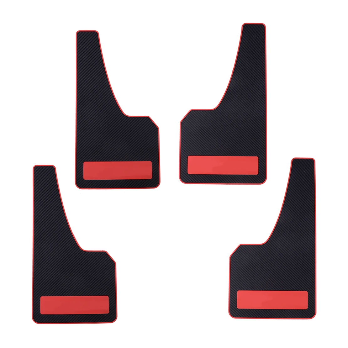 

CITALL 4Pcs Fender Protector Mud Flaps Mudguards Guard Accessories Black Rubber Universal
