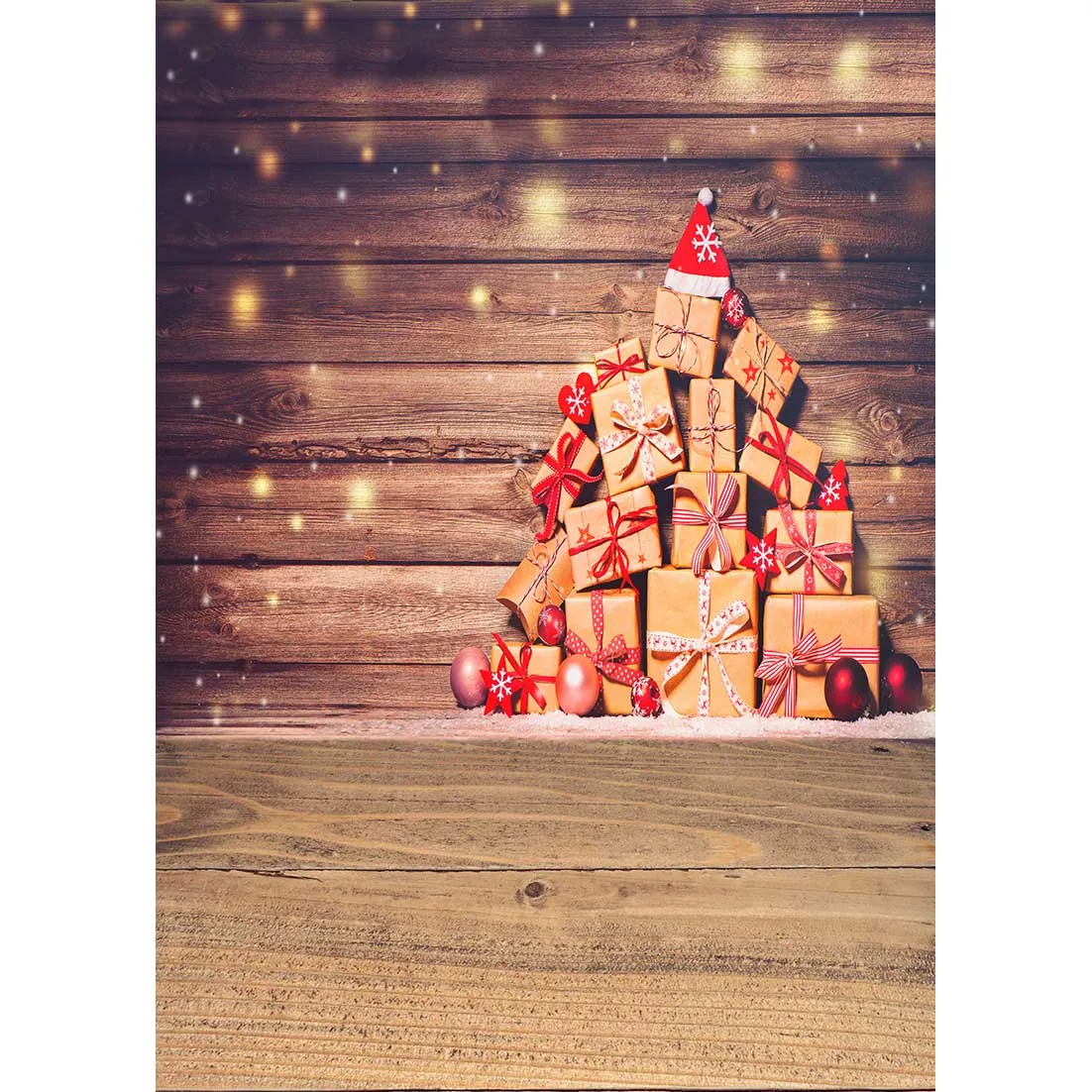 

Vinyl Custom Christmas Photography Backdrops Props Wall and floor theme Photo Studio Background NYY6-16