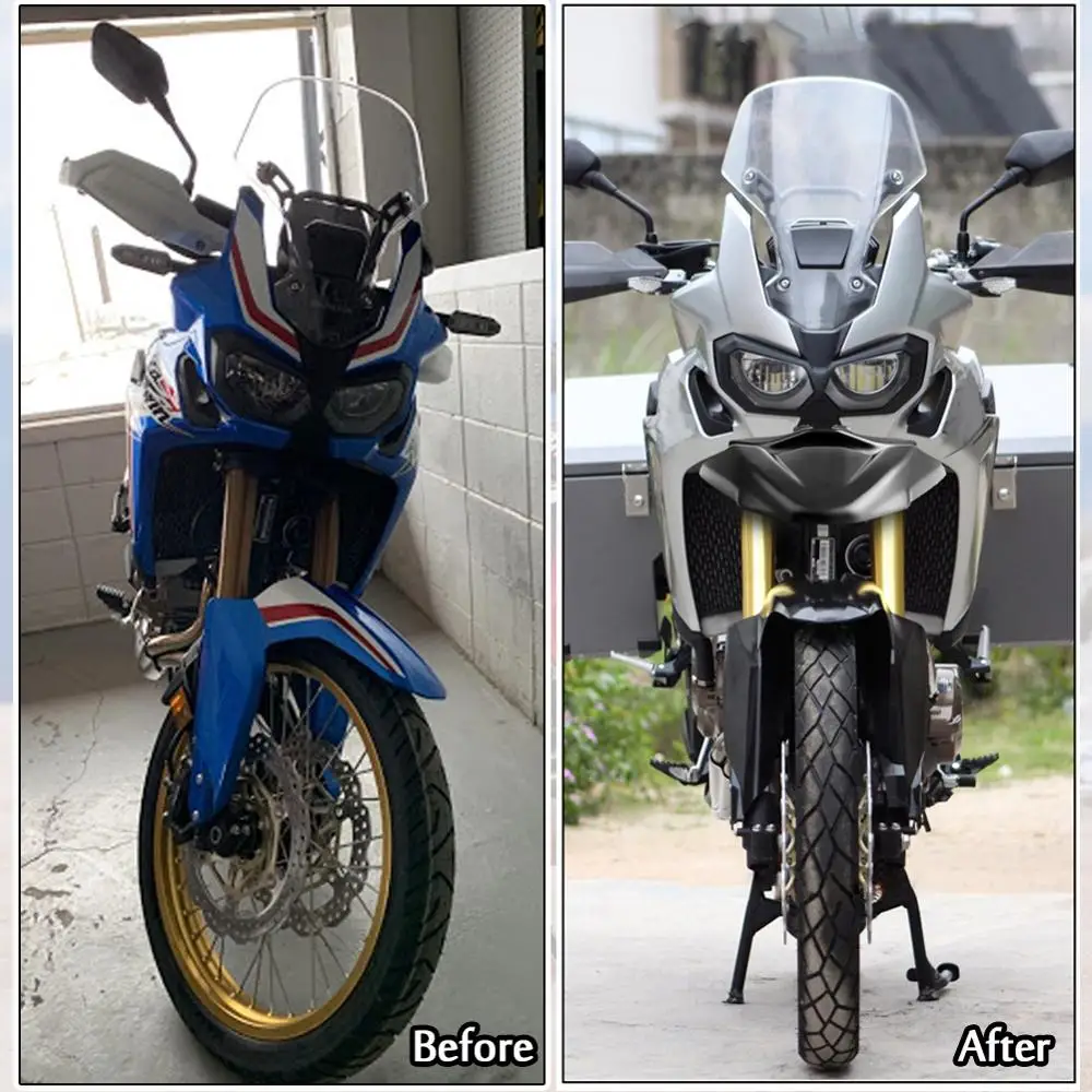 Для 2016 2017 2018 2019 Honda CRF1000L CRF1000 L мотоциклетная Передняя носовая рама Fender Beak Cowl Protector