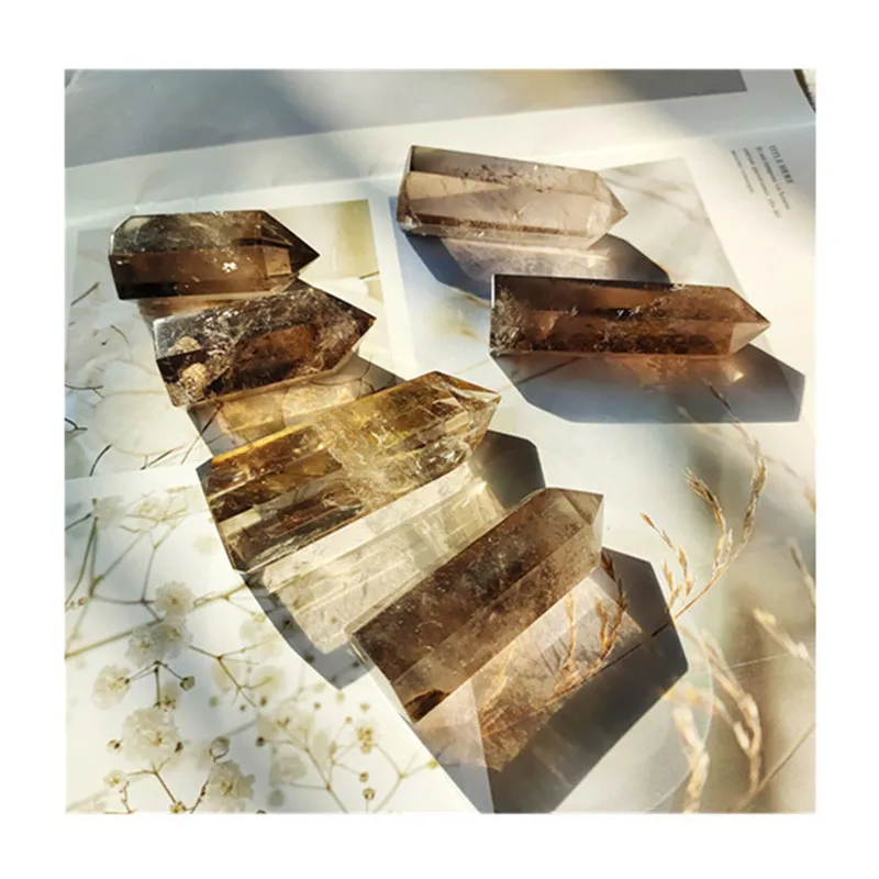 

Натуральные дымчатые кварцевые лечебные камни для украшения