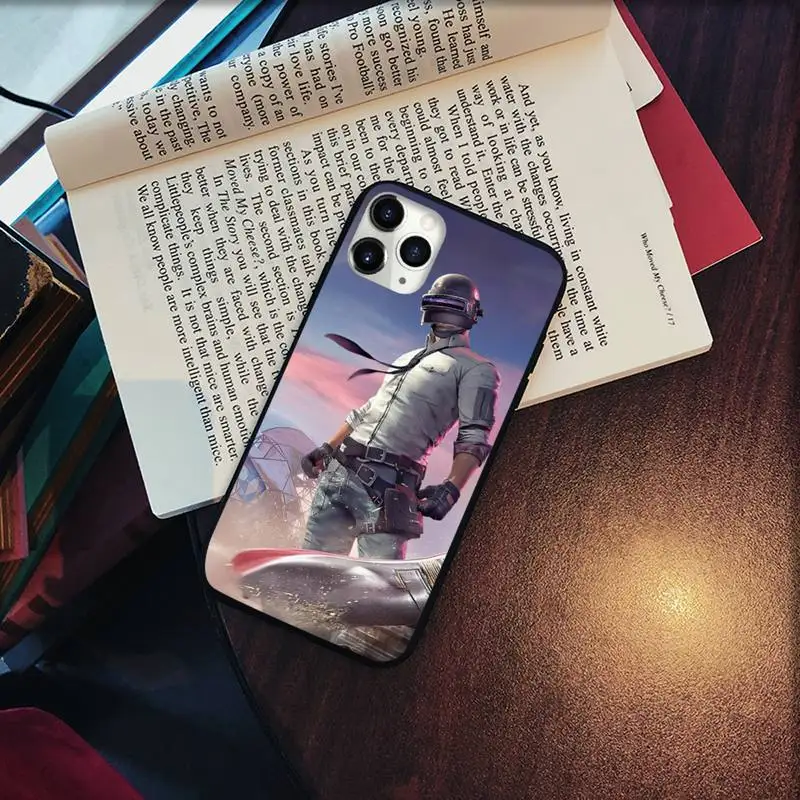 

Game PUBG Cool Pattern Phone Case for iPhone 11 12 pro XS MAX 8 7 6 6S Plus X 5S SE 2020 XR Soft silicone