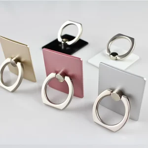 drop proof creative mobile phone buckle square mobile phone bracket ring buckle bracket back stick mobile phone bracket gift free global shipping