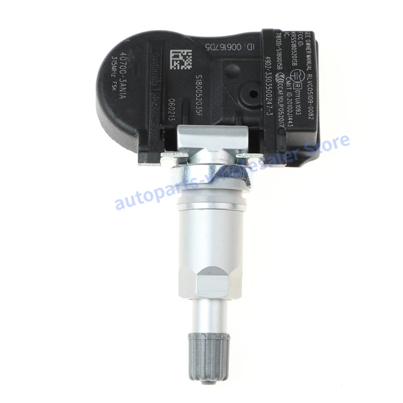 4 шт./лот Автомобильный датчик давления в шинах TPMS для Nissan Juke Cube Versa Leaf Sentra 40700-3AN1A