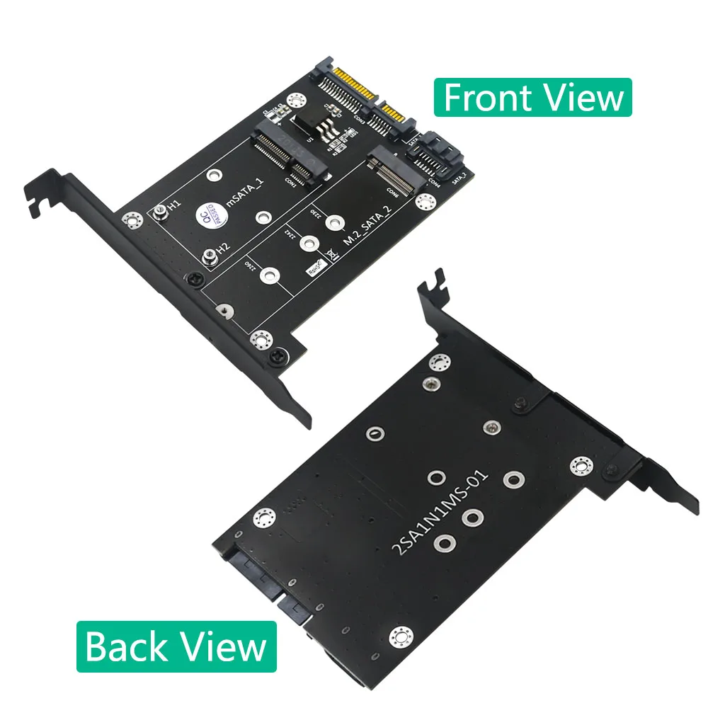 Плата расширения 2 в 1 MSATA NGFF M2 на SATA 3 0 PCI Express PCIE | Компьютеры и офис