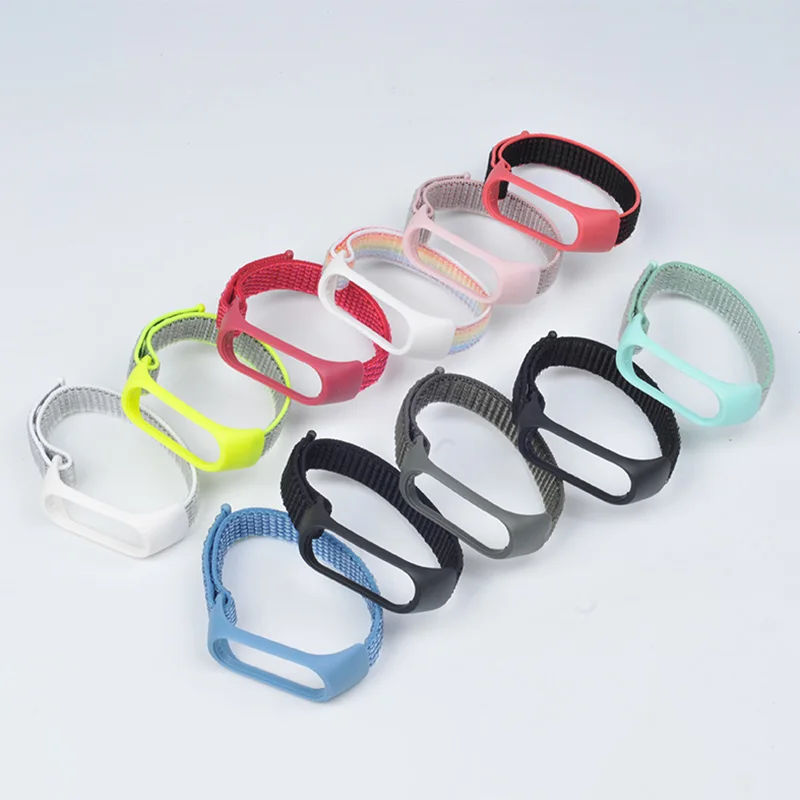 Браслет mi Band 4, мягкий нейлоновый ремешок для Xiaomi mi, ремешок для браслета 4/3, ремешок для браслета mi Band 4 3, сменные смарт-Аксессуары