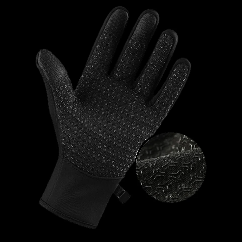 Зимние рыболовные перчатки WALK FISH теплые с закрытыми пальцами для сенсорного