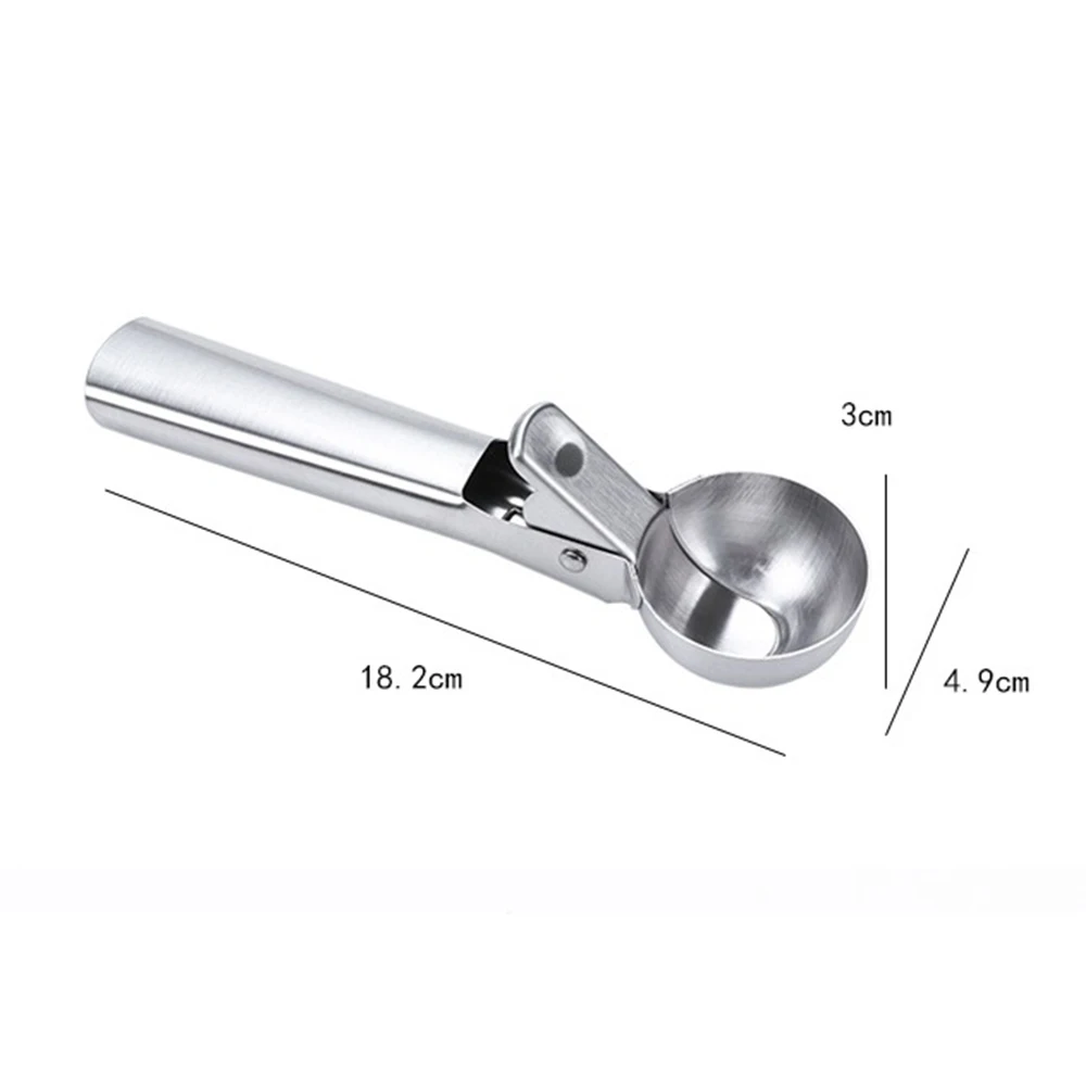 

Ice Cream Toys Stainless Steel Ice Cream Scoops And Snacks Mashed Potatoes Watermelon Scoop Kitchen Accessories Dropshipping
