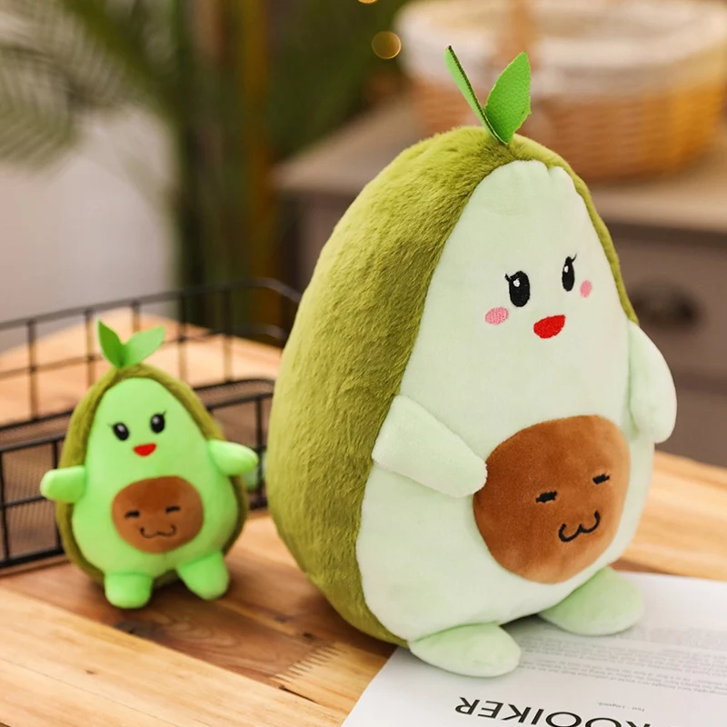 Милые авокадо плюшевая игрушка по мотивам мультфильма фрукты Kawaii/мягкие мягкий брелок кукла рюкзак игрушка-брелок для маленьких девочек подарок на день рождения для детей