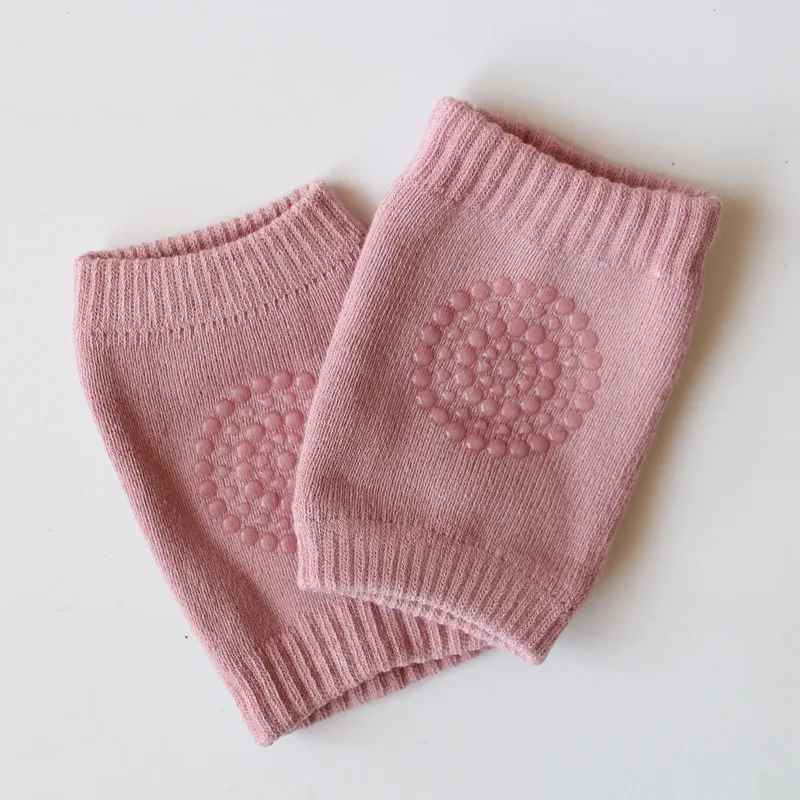 Детские дышащие хлопковые носки для пола защиты коленей и Ползания