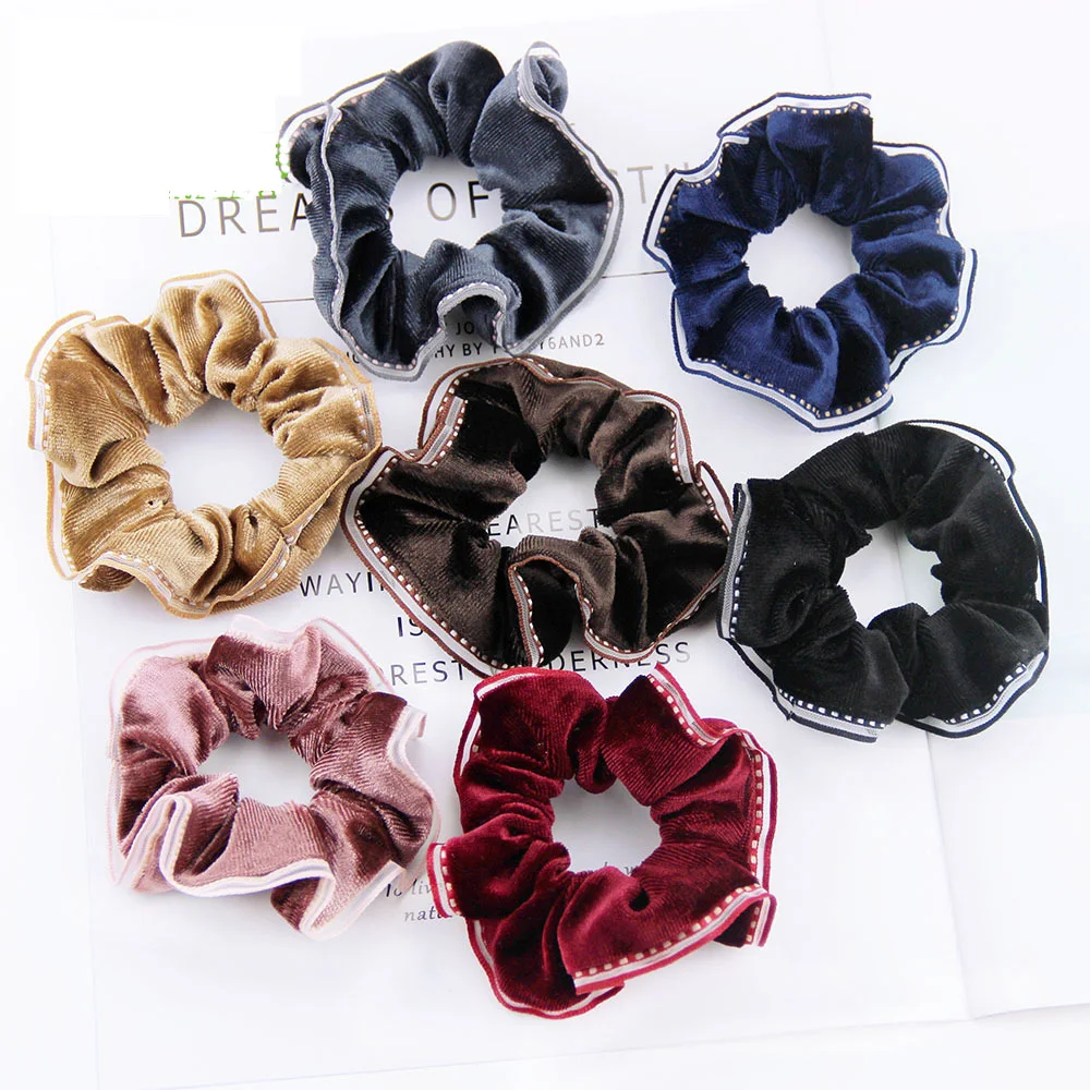 Эластичные резинки для волос в Корейском стиле женщин и девушек резинка