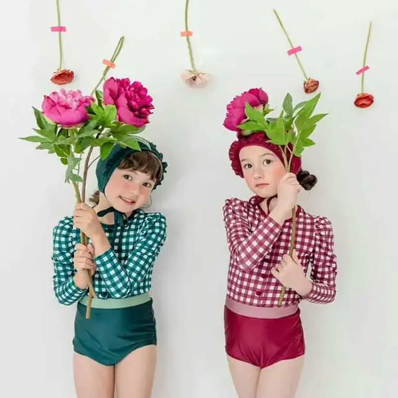 

Girls' Swimsuit 2021 New Summer Children's Swimsuit Girls Baby Swimsuit One-Piece Swimsuit Children's Clothing To Send Swim Cap