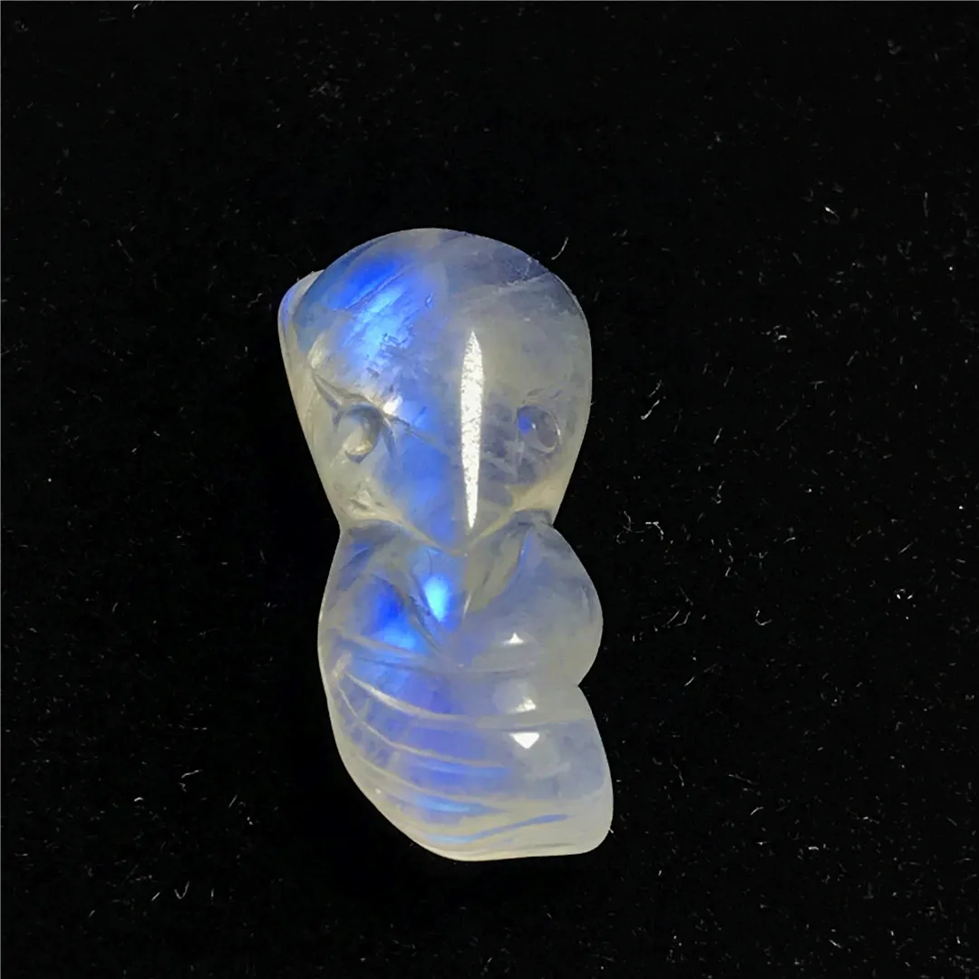 Подвеска из натурального лунного камня для мужчин и женщин резной кулон в виде