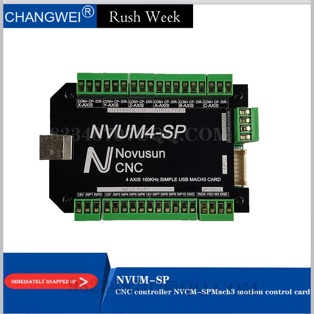 Числового программного управления NVCM SP Mach3 USB motion контроллер 3/4/5/6 оси шаговый