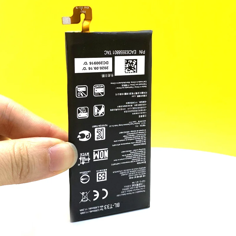 new original battery for lg q6 m700a m700an m700dsk m700n 3000mah bl t33 smart phone battery free global shipping