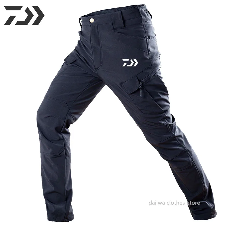 2022 New Daiwa Fishing Pants Waterproof Quick Dry Clothing Outdoor Multi-Pocket Supreme Trousers Men's Wear | Спорт и