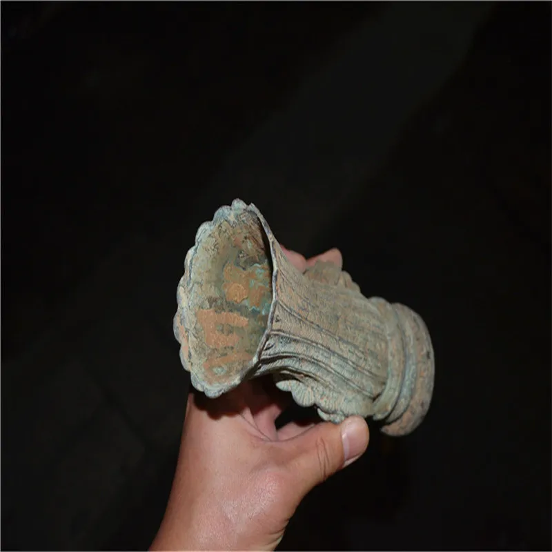 Китайский Старый Бронзовый коллекции в деревенском стиле кубок Феникса | Дом и