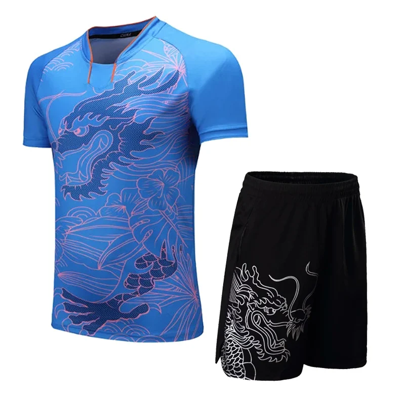 Футболка и шорты для игры в бадминтон футболка пинг понга настольного тенниса