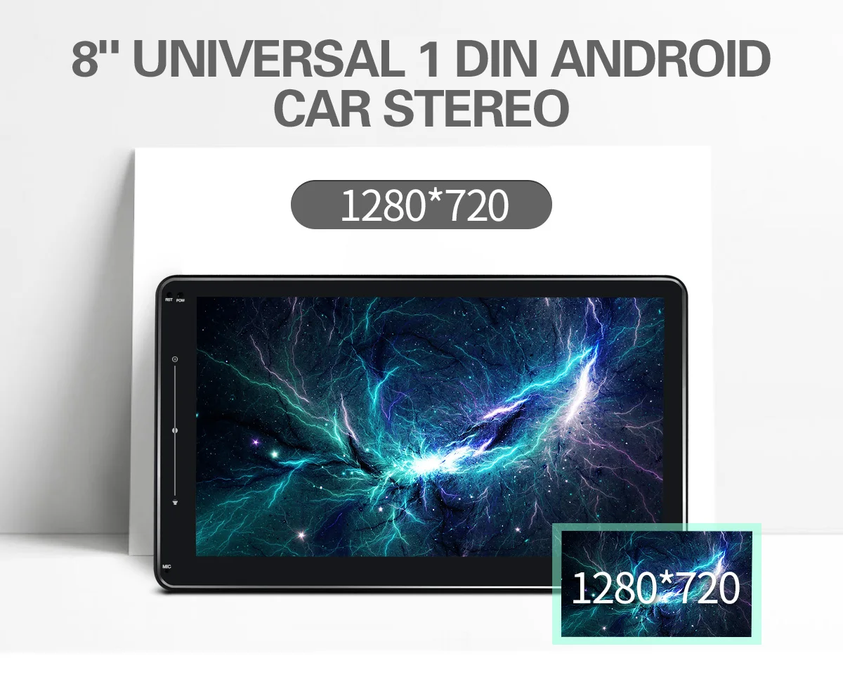 DSP 1280*720 " 1Din Android 8,1 Автомобильный мультимедийный радио gps SPDIF сабвуфер стерео Carplay 4G SIM WiFi DVR DAB OBD TPMS Bluetooth
