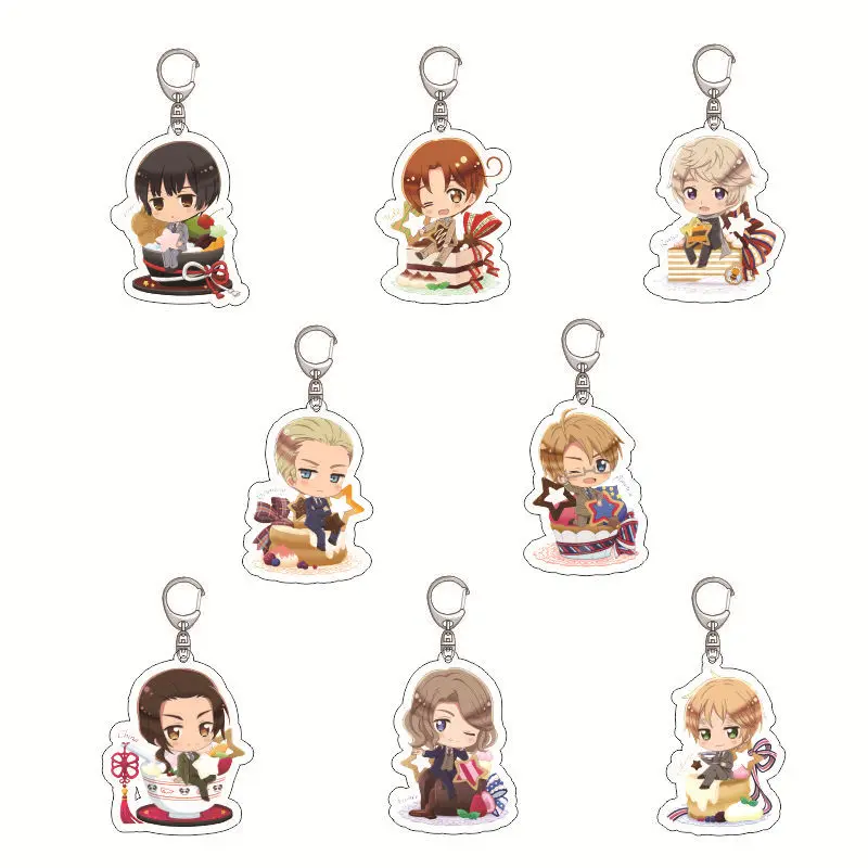 Аниме Axis Powers акриловый брелок Hetalia APH Женская сумка Ювелирные изделия Детский