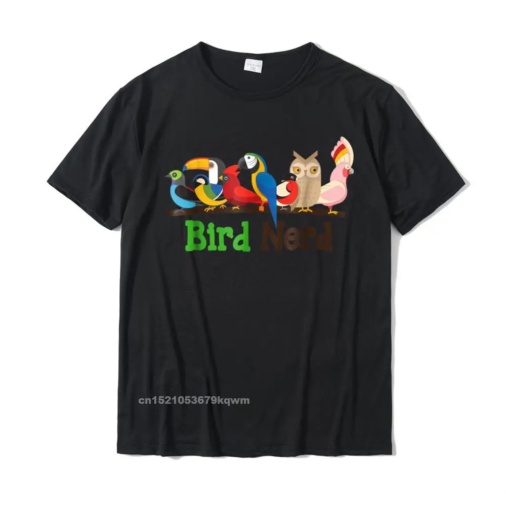 

Funny Bird Nerd Birdwatcher T-Shirt Owl Parrot Zany Brainy Personalized Top T-Shirts Designer Cotton Man Tops Tees 3D Printed