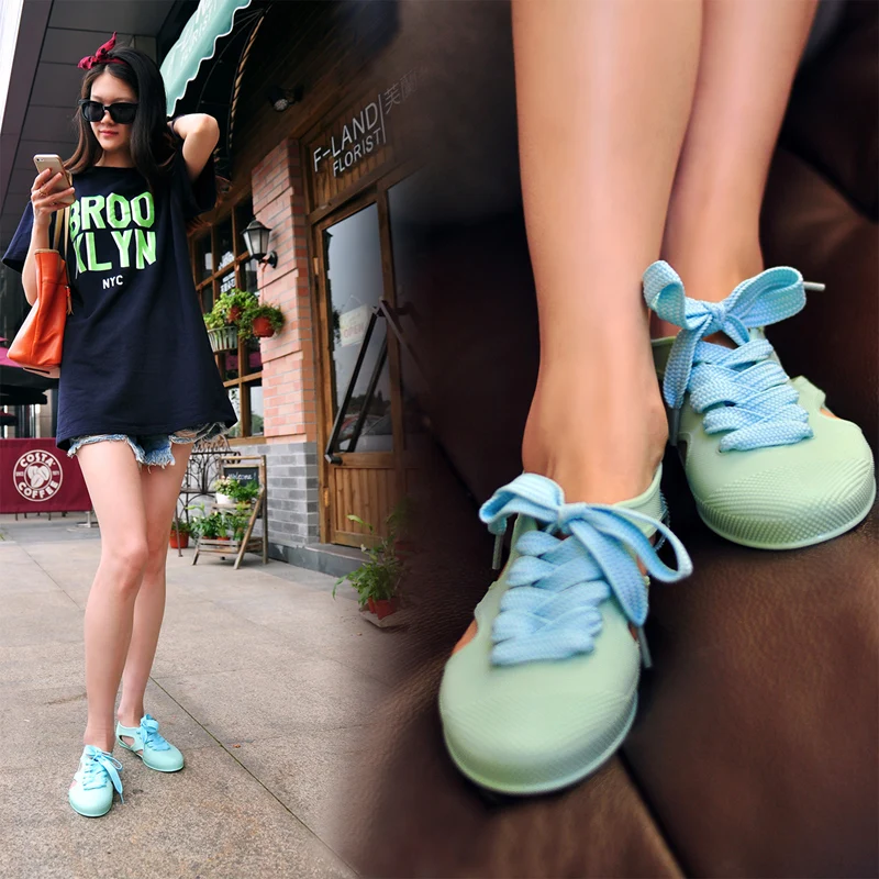 Новинка Сандалии для девушек Пляжная обувь Дышащая прозрачная Обувь отдыха