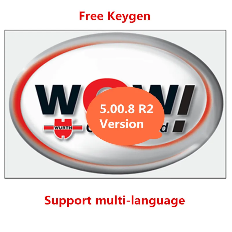 Новейший V 5.00.8 R2 CD DVD Мультиязычный с бесплатным генератором ключей для Vd Tcs Pro