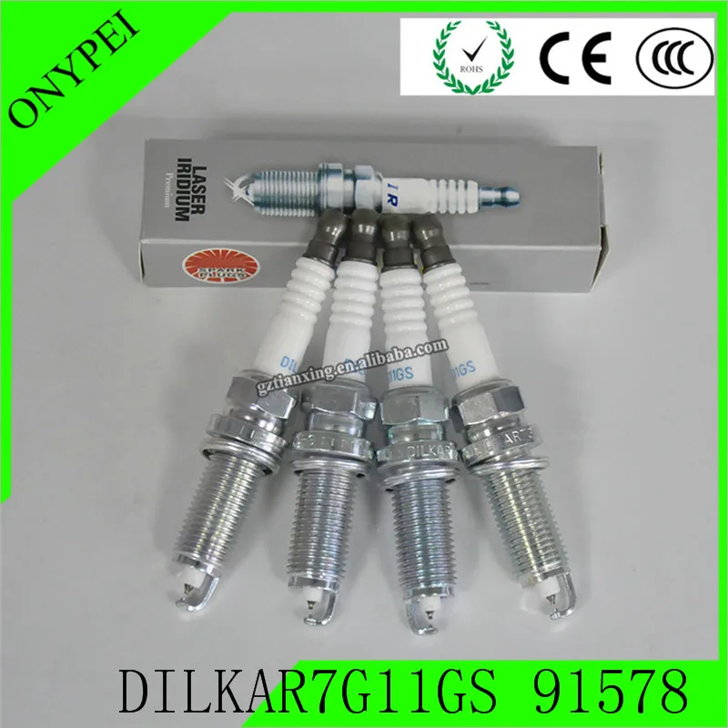 12290 5A2 A01 DILKAR7G11GS 91578 иридиевая Свеча зажигания для Honda Accord Civic Acura ILX DILKAR7G 11GS 11GS|Свечи